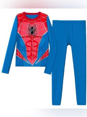 Climateright By Cuddl Duds Spider-Man Boys Thermal Set